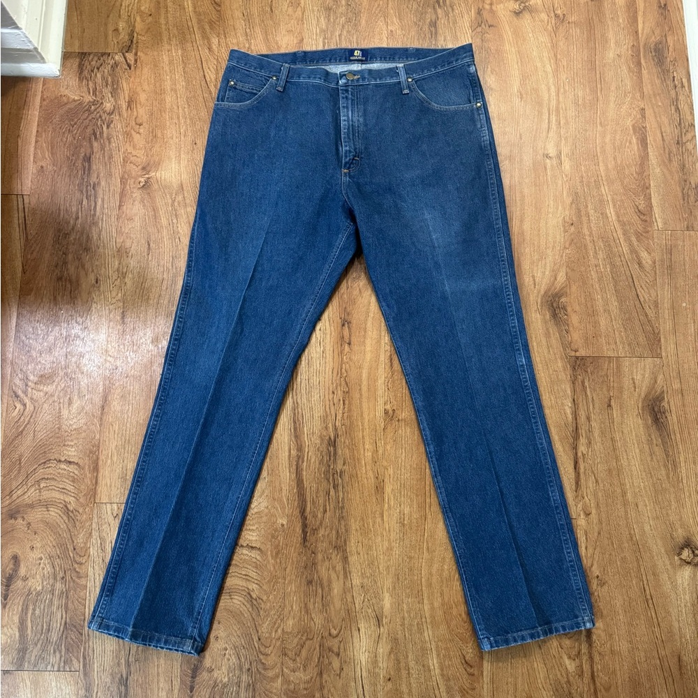 Wrangler Men’s Denim Jeans 100% Cotton Size 40 by 34 Great Quality Pants Jeans